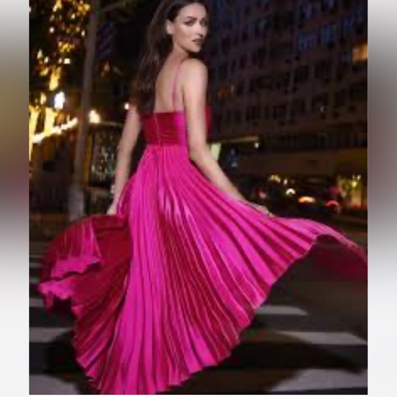 J.Jill Stuart Veronika Shiffon Gown Maxi Dress - Picture 4 of 15